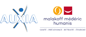logo client Auxia Malakoff Médéric