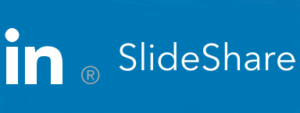 logo linkedin slideshare bleu